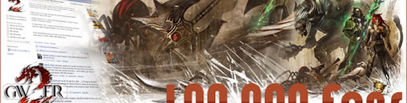 100 000 fans sur la page Facebook de GW2