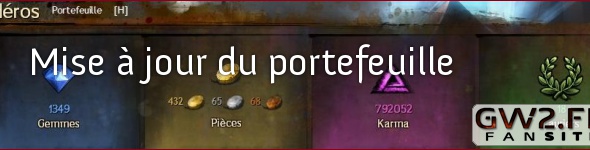 Mise à jour du portefeuille