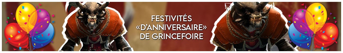 Anniversaire de Grincefoire : Récupération de biens volés au Lion noir