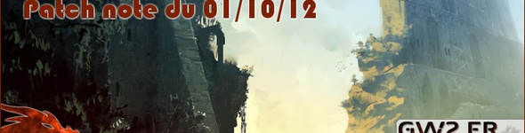 Patch note du 01/10/12