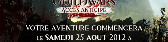 L'heure du lancement de l'accès anticipé de GW2